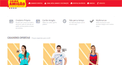 Desktop Screenshot of lojasamigao.com.br